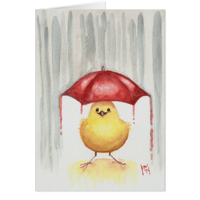 Happy Red Umbrella (Front)