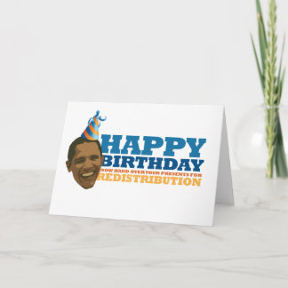Happy Redistribution* Card