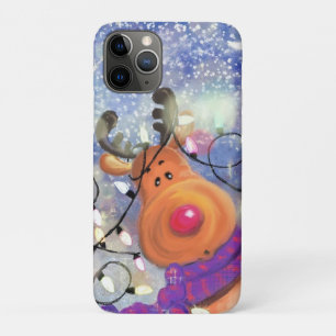 Happy Reindeer Christmas iPhone Case