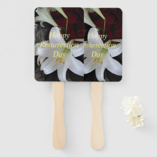 Happy Resurrection Day Hand Fan