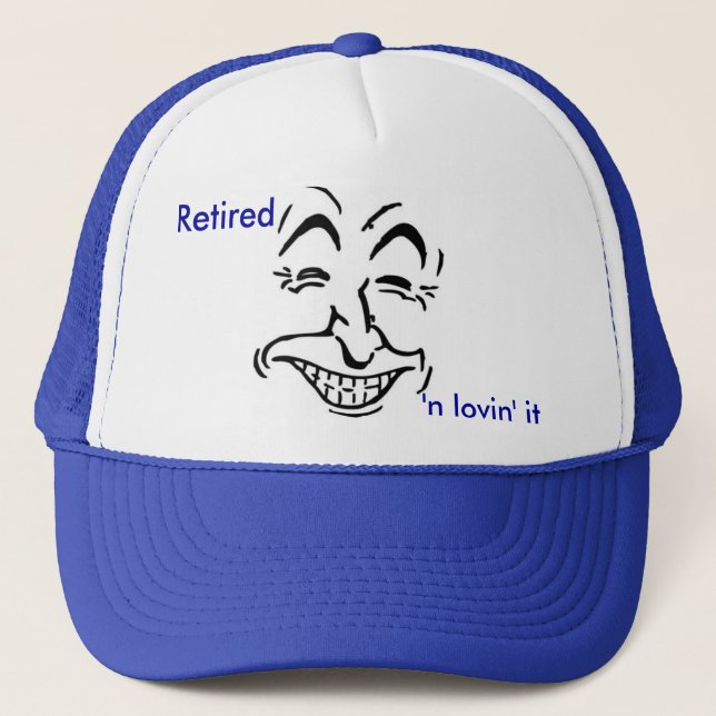Happy Retiree Trucker Hat (Front)
