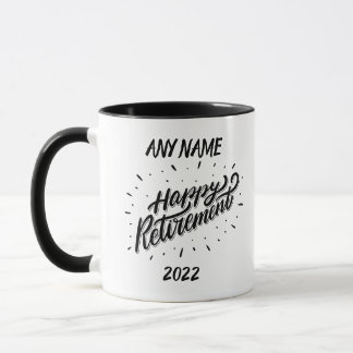 Happy Retirement 2022 - Personalised Gift - Mug