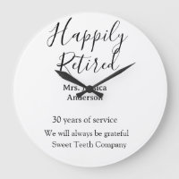 Happy retirement add name years of service retired