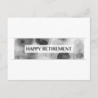 happy retirement (bokeh)