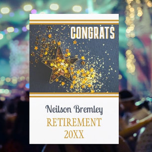 Happy Retirement Congrats Custom Card