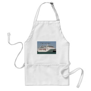 Happy retirement: cruise ship 2 standard apron