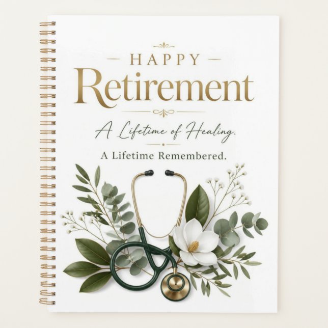 Happy Retirement Doctor Planner (Front)