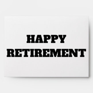 Happy Retirement Envelope