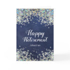 Happy Retirement Faux Glitter Confetti