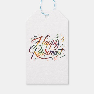 Happy Retirement Gift Tags
