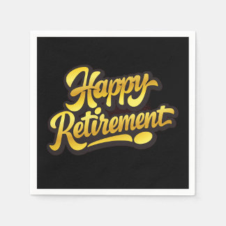 Happy Retirement Paper Napkin