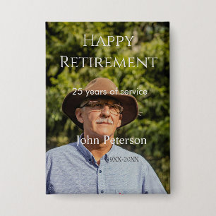 Happy retirement photo name year years of service