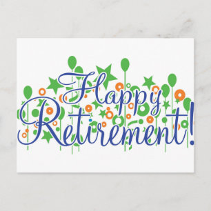 Happy Retirement Postcard