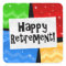 Happy Retirement, Primary Colour Squares Party