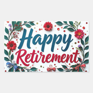  Happy Retirement Sticker