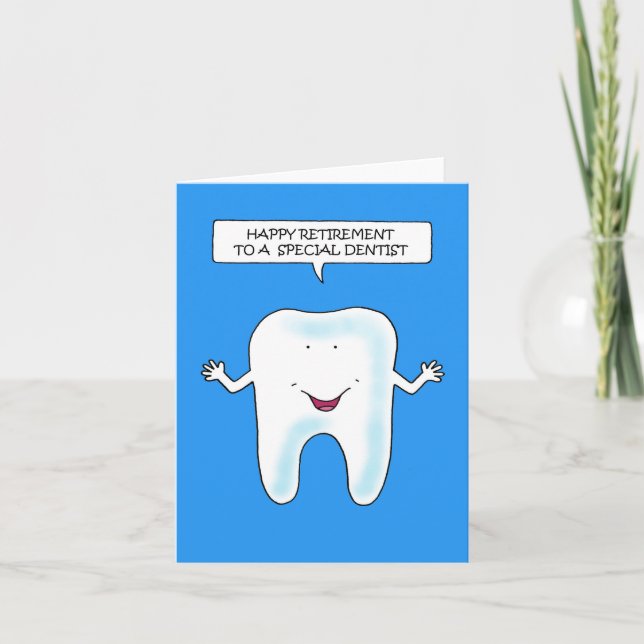 Happy Retirement to Dentist Card (Front)