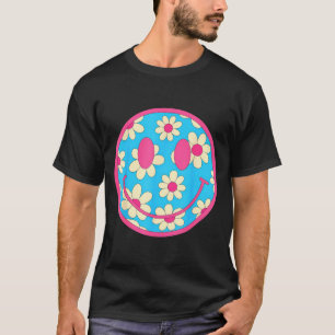 Happy Retro Daisy Smile Face Preppy Aesthetic Men T-Shirt