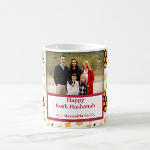 Happy Rosh Hashanah Jewish New Year custom photo Coffee Mug