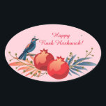 Happy Rosh Hashanah Jewish New Year Floral Pattern<br><div class="desc">"Happy Rosh Hashanah" Lettering "L'Shana Tova" Jewish New Year Holiday Wishes "Shanah Tovah U’Metukah! May your year be sweet and good." symbols card. Torah, Honey and apple, shofar, pomegranate, star of David, Flowers, Rosh Hashana traditional fruits autumn season, Shanah Tovah festival Party decoration, sukkot event. Judaica Religion. Vintage. Happy Rosh...</div>