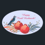 Happy Rosh Hashanah Jewish New Year Floral Pattern<br><div class="desc">"Happy Rosh Hashanah" Lettering "L'Shana Tova" Jewish New Year Holiday Wishes "Shanah Tovah U’Metukah! May your year be sweet and good." symbols card. Torah, Honey and apple, shofar, pomegranate, star of David, Flowers, Rosh Hashana traditional fruits autumn season, Shanah Tovah festival Party decoration, sukkot event. Judaica Religion. Vintage. Happy Rosh...</div>