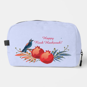 Happy Rosh Hashanah Jewish New Year Floral Pattern Dopp Kit