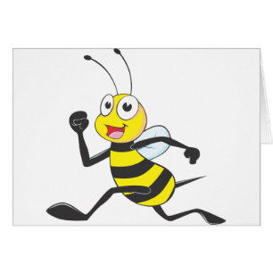 Happy Running Bee