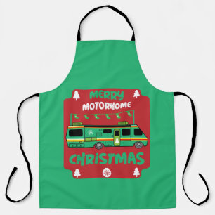 Happy RV Motorhom Xmas Apron