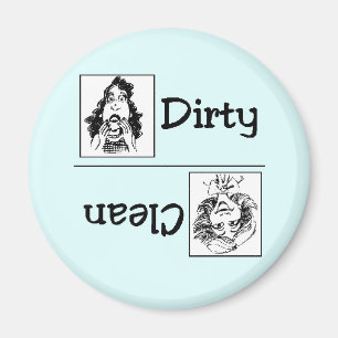 Happy/Sad Clean Dirty Dishwasher Magnet