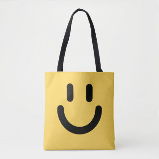 Happy Sad Face Tote Bag