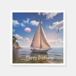 Happy Sailing Napkin