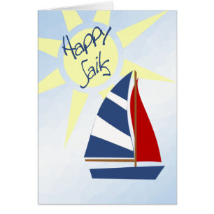 Happy Sails Fair Winds and Following Seas Cards