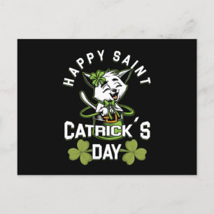 Happy Saint Catrick Irish St Patricks Day Gift Postcard
