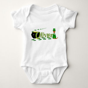 Happy Saint Patrick’s Day Oliver Baby Bodysuit