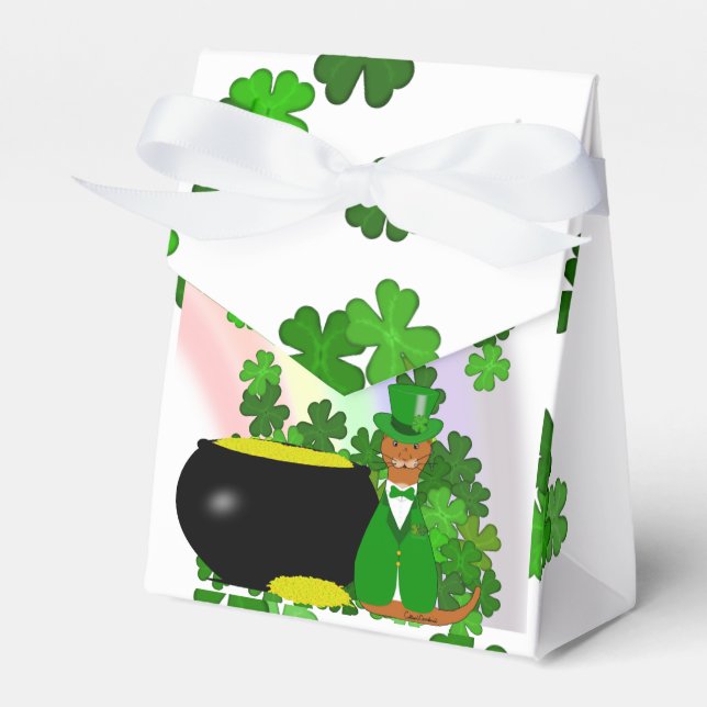 “Happy Saint Patrick’s Day Oliver.” Favour Box (Front Side)