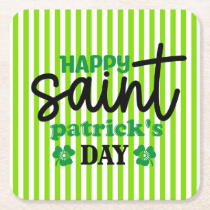 Happy Saint Patrick's Day-59889 Square Paper Coaster
