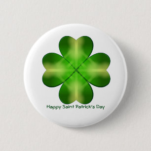 Happy Saint Patrick's Day 6 Cm Round Badge