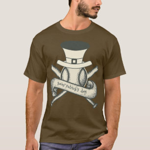 Happy Saint Patricks Day Baseball Hat Players Men  T-Shirt