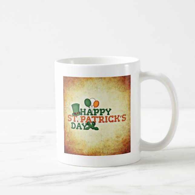 Happy Saint Patricks Day Coffee Mug (Right)