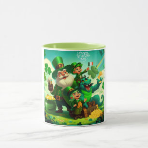Happy Saint Patrick's Day colorful Mug