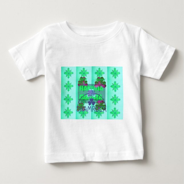 Happy Saint Patrick's Day Hakuna Matata Art Print Baby T-Shirt (Front)