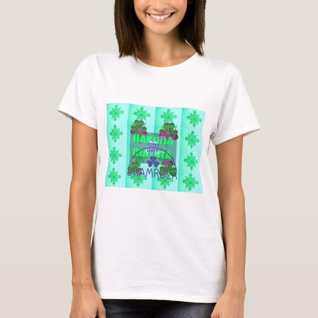Happy Saint Patrick's Day Hakuna Matata Art Print T-Shirt (Front)