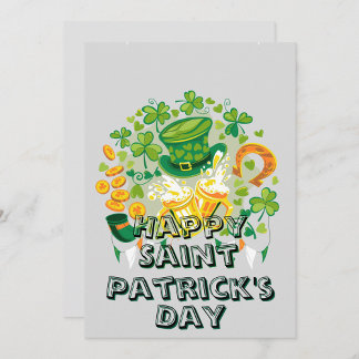 Happy Saint Patrick's Day  Holiday Card