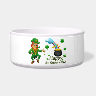 Happy Saint Patrick's Day Leprechaun Rainbow