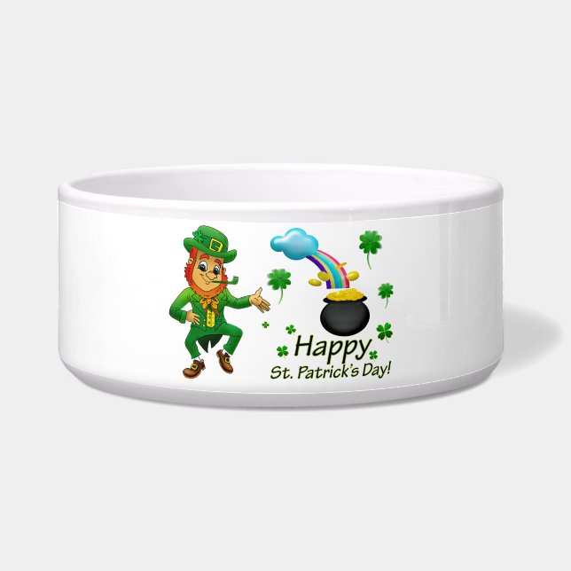Happy Saint Patrick's Day Leprechaun Rainbow  (Front)