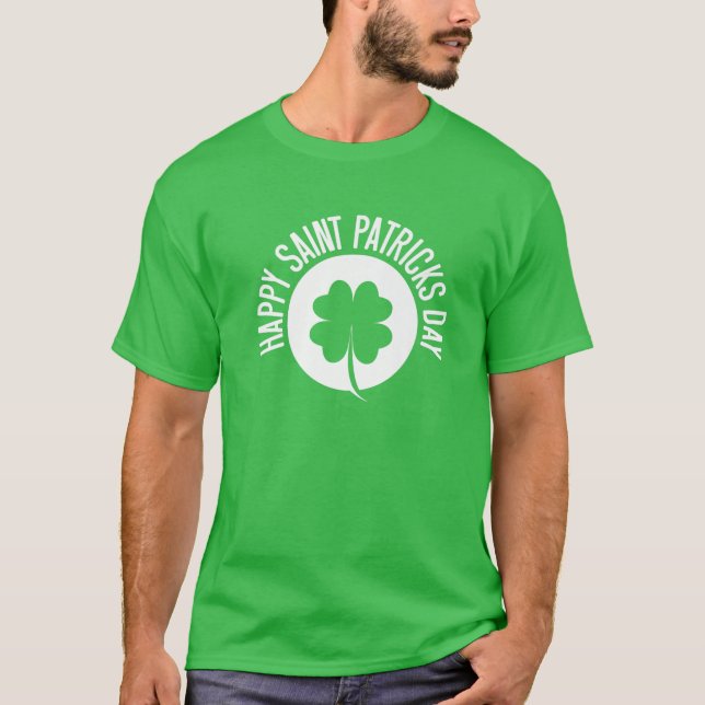 Happy Saint Patrick's Day Mens Womens Kids Boy Gir T-Shirt (Front)