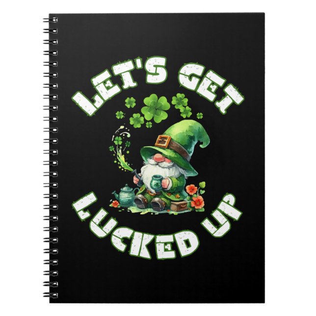 happy saint patrick's day notebook (Front)