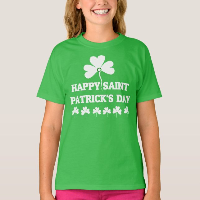 'Happy Saint Patrick's Day' T-Shirt (Front)