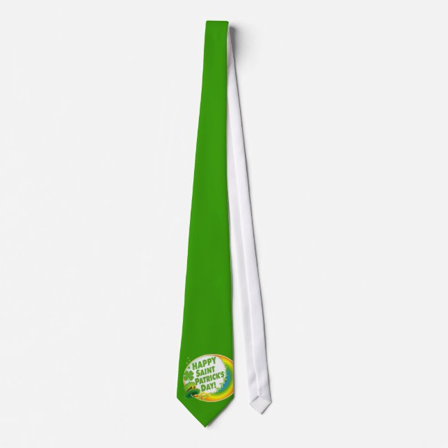 Happy Saint Patrick's Day! Tie (Front)