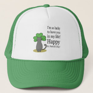 Happy saint patrick's day! trucker hat