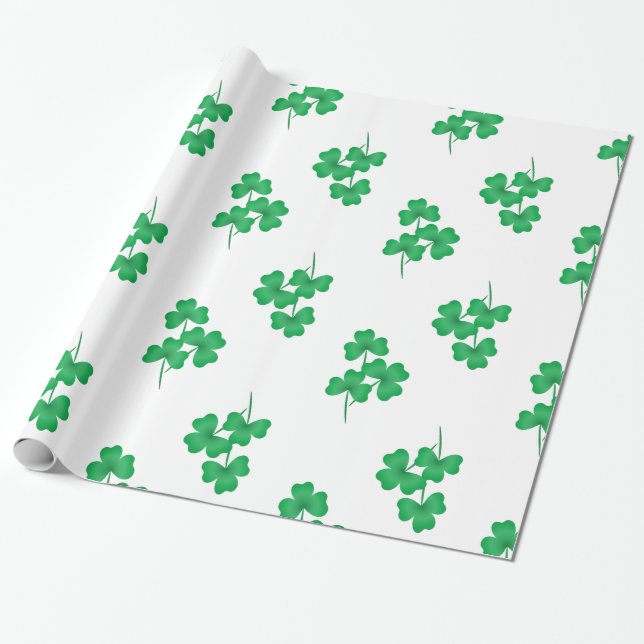 Happy Saint Patrick's Day! Wrapping Paper (Unrolled)